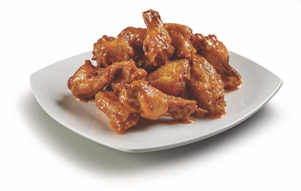 East Coast Wings golden barbecue chicken wings