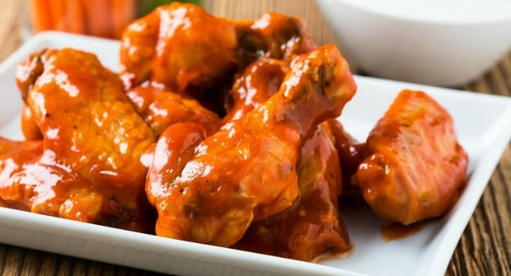 Chicken Wings Restaurant Franchise - cooked chicken wings
